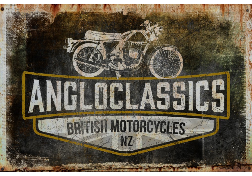 Angloclassics Vintage Sign Black