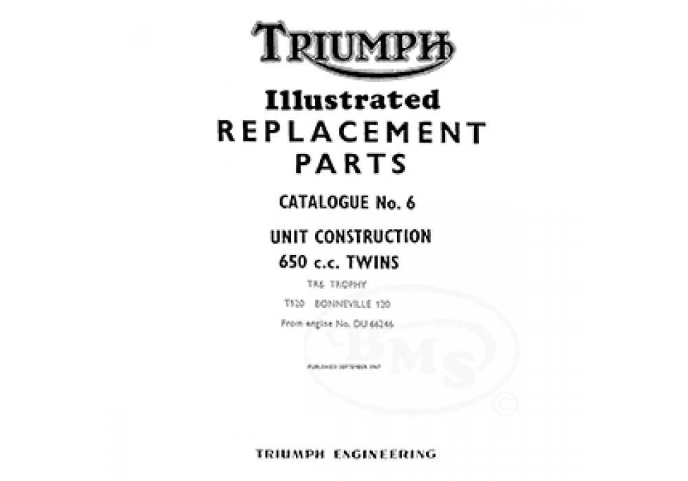 Triumph Parts Manuals